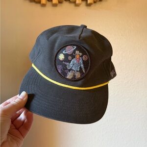 Cosmic Cowboy Graphic Hat - Gray/Black
